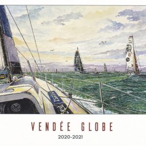 Carte postale Vendée Globe 2020-2021 - Aquarelle JP Duboil